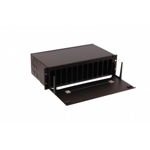 Бокс 19" на 12 кассет MPO, 3U, черный